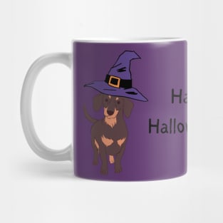 Happy Halloweenie! Dachshund Halloween Mug
